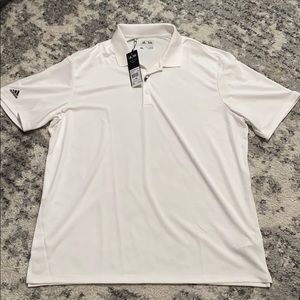 *NEW* | Adidas White Polo | XL